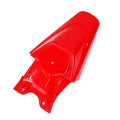 Red Plastic Rear Tail Mud Guard Fender KLX110 Style Pit Pro Trail Dirt Bike