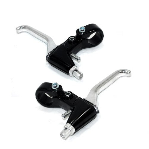 Pair Cable Brake Lever Handle Mini Pit Pocket Rocket Quad Dirt Scooter Bike ATV