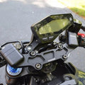 Yamaha 2014-2016 FZ09 2" Inch Woodcraft Clipon Adapter Plate With Black Bars