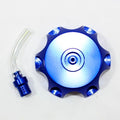 Blue Alloy Gas Fuel Petrol Tank Cap + Breather 110cc 125cc Pit Trail Dirt Bike