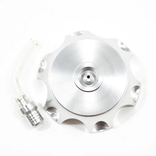 Silver Alloy Gas Fuel Petrol Tank Cap + Breather 110cc 125cc Pit Trail Dirt Bike