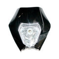 Black Old KTM Style Rec Reg Head Light Pit Trail Dirt Motrocycle Motorcross Bike