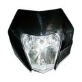 Black New KTM Style Rec Reg Head Light Pit Trail Dirt Motrocycle Motorcross Bike