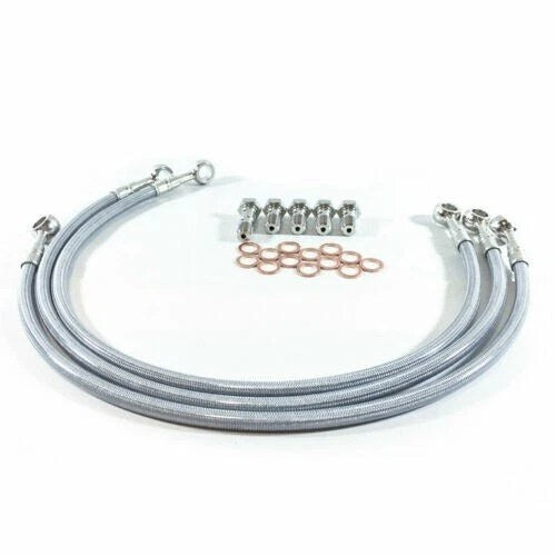 Honda 1982-83 VF 750C Magna Gbrakes Braided Stainless Steel Front Brake Line Kit