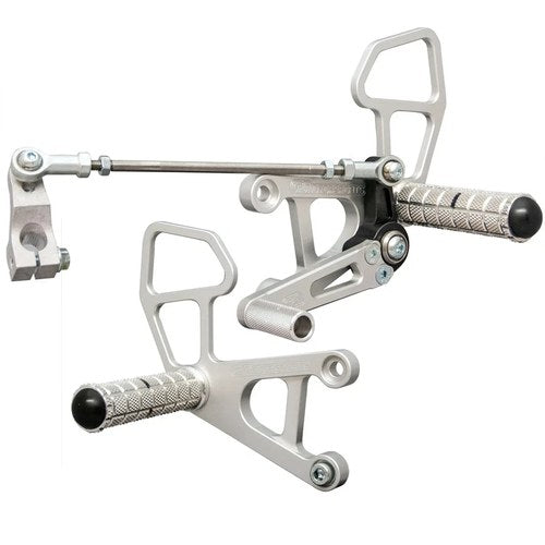 Aprilia 2004-2009 Rsv / R / Factory Woodcraft Rearsets / Footpeg Kit - GP Shift
