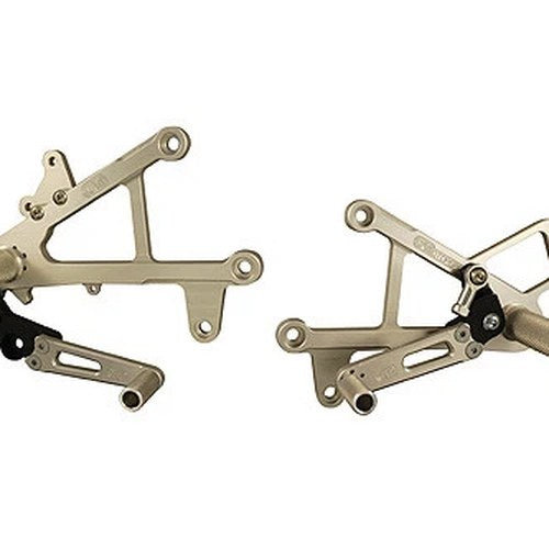 Aprilia 1996-2010 RS125 Woodcraft Racing Rearsets / Footpeg Kit - GP Shift