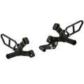 Ducati 2007-2011 848 Evo / 1098 / 1198 Woodcraft Racing Rearsets - Standard Kit