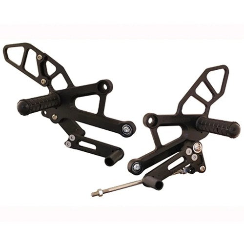 Honda 2011-14 Cbr 250R Woodcraft Racing Rearsets - Complete Kit Reverse Shift