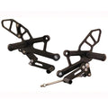 Honda 2011-14 Cbr 250R Woodcraft Racing Rearsets - Complete Kit Reverse Shift