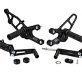 Kawasaki 2013-17 Ninja 300R Woodcraft Racing Rearsets / Footpegs - Complete Kit