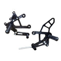 Kawasaki 2009-12 ZX6R Ninja Woodcraft Racing Rearsets / Footpegs - Complete Kit
