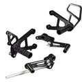 Kawasaki 2007-2008 ZX6R Woodcraft Racing Rearsets / Footpegs - Complete Kit