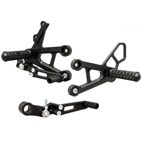 Suzuki 2017-2024 Gsxr 1000 Woodcraft Racing Rearsets / Footpegs - Complete Kit