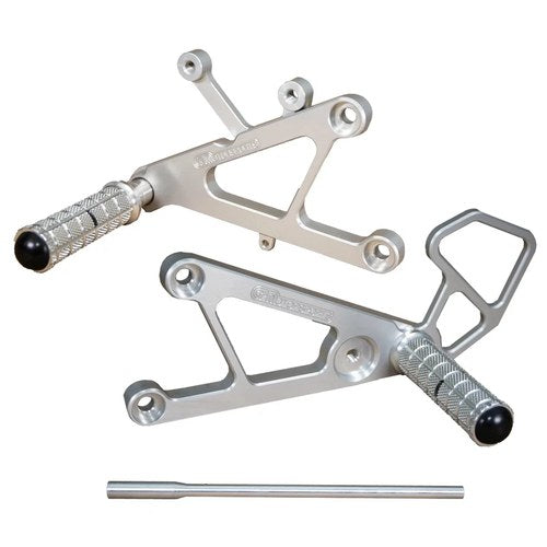 Yamaha 1999-2002 YZF-R6 Woodcraft Racing Rearsets / Footpegs - Standard Kit