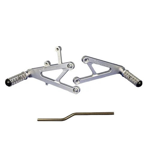 Yamaha 1999-2002 YZF-R6 Woodcraft Rearsets / Footpegs - Standard Kit - GP Shift