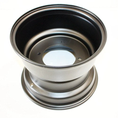 Black 10" 10 Inch 110mm Hole 4 Stud Rear Back Wheel Rim Quad Dirt Bike ATV Buggy