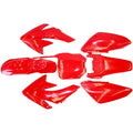 Red Plastics Guard Fairing Fender Kit CRF70 150c 160cc Pit Pro Trail Dirt Bike
