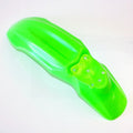 Green Plastic Front Wheel Mud Guard Fender CRF70 Style Pit Pro Trail Dirt Bike