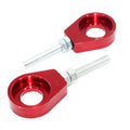 Red 15mm 76mm Chain Adjuster Bolts Tensioner Pit Pro Trail Quad Dirt Bike ATV