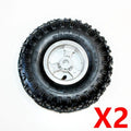 2X 4.10 - 4 4" Inch Rear Back 16T Spline Wheel Rim Tyre 49cc Mini Quad Bike ATV