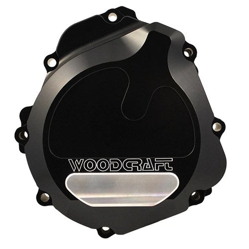 Suzuki 2003-04 Gsxr 1000 Woodcraft Left Side Engine Stator Cover - Silver Plate