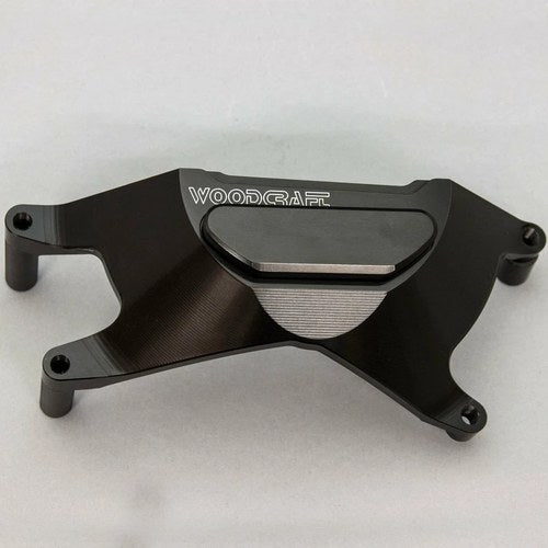 Yamaha 2018-2020 MT-09 Woodcraft Clutch Cover Engine Protector - Black Plate