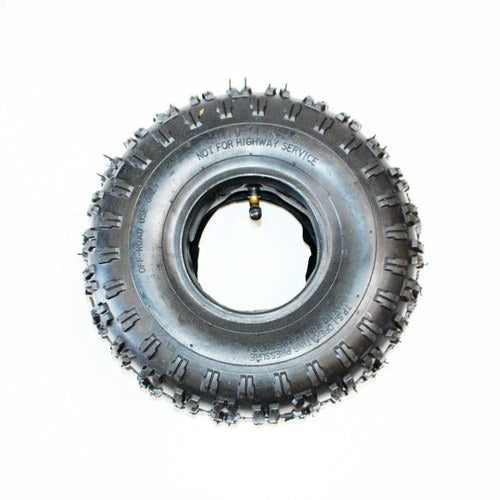 2PLY 3.50 / 4.10 - 4 4" Inch Tyre Tire + Tube 47cc 49cc Mini Quad Dirt Bike ATV