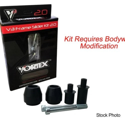 Ducati Monster 821 2013-2016 Vortex V3 Frame Sliders Cutting Required