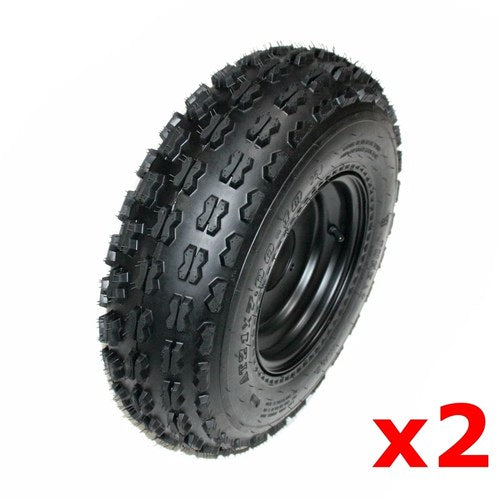 2X 21X7 - 10 inch Front Wheel Rim Tyre Tire 150cc 250cc Quad Dirt Bike ATV Buggy