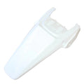 White Plastic Rear Tail Mud Guard Fender CRF70 Style Pit Pro Trail Dirt Bike