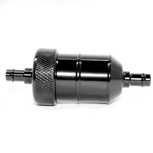 Black Racing Performance Inline Fuel Filter Cleaner Pit Pro Quad Dirt Bike ATV