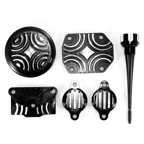 Black CNC Engine Dressing Dress UP Kit 125cc 140cc 150cc Pit Pro Trail Dirt Bike