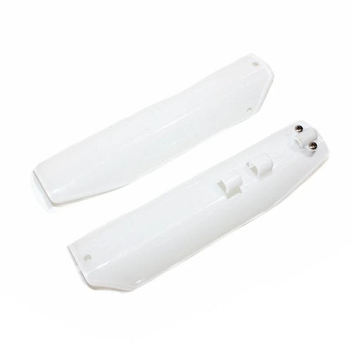 White Front Fork Guard Fender Protector 90cc 110cc 125cc 140cc Pit Pro Dirt Bike