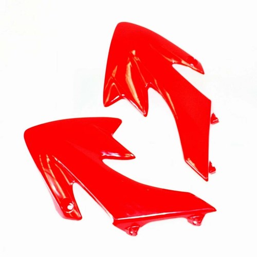Red Plastic Front Tank Side Guard Fender Fairing CRF50 Style Pit Pro Dirt Bike