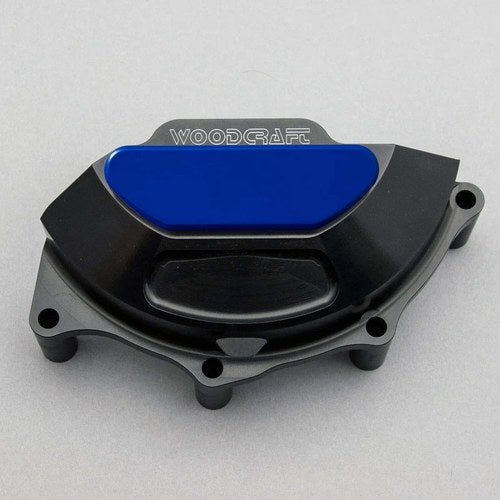 Ducati 2020-22 Streetfighter V4 S Woodcraft Lhs Stator Cover Protector -BLUE Pad