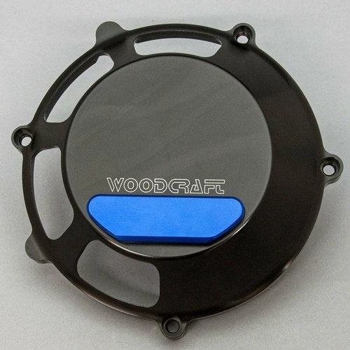 Ducati 2003-06 Multistrada 1000 Woodcraft Clutch Cover Engine Protector - Blue