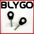 Black 12mm 76mm Chain Adjuster BoltsTensioner Pit Pro Trail Quad Dirt Bike ATV