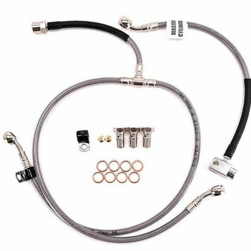Yamaha 2007-2008 FZ6 S2 ABS Gbrakes Stainless Steel Front / Rear Brake Line Kit