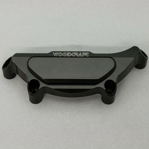 Yamaha 2017 FZ-10 Woodcraft Lhs Stator Cover Engine Protector - Black Plate