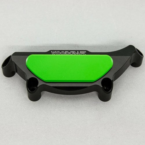 Yamaha 2017 FZ-10 Woodcraft Lhs Stator Cover Engine Protector - Green Plate
