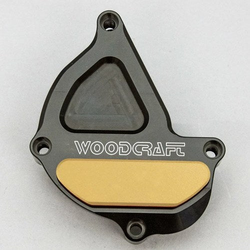 Yamaha 2017-18 FZ10 Woodcraft Ignition Trigger Engine Cover Protector Gold Pad