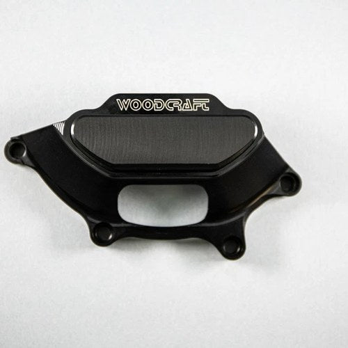 BMW 2020-2025 S1000RR Woodcraft Stator Cover Engine Protector - Black Plate