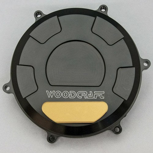 Ducati 2011-2017 1199 Panigale Woodcraft Right Side Clutch Cover - Gold Plate