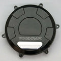 Ducati 2015-2018 1299 Panigale Woodcraft Right Side Clutch Cover - Silver Plate
