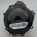 Woodcraft 2006-2010 Kawasaki ZX10R Left Side Engine Stator Cover - Silver Plate