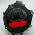 Woodcraft 2006-2010 Kawasaki ZX10R Left Side Engine Stator Cover - Red Plate