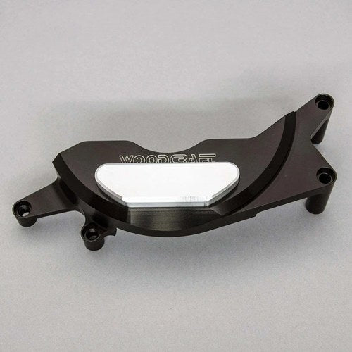Kawasaki 2018-2023 Ninja 400 Woodcraft Lhs Stator Cover Protector - Silver Plate