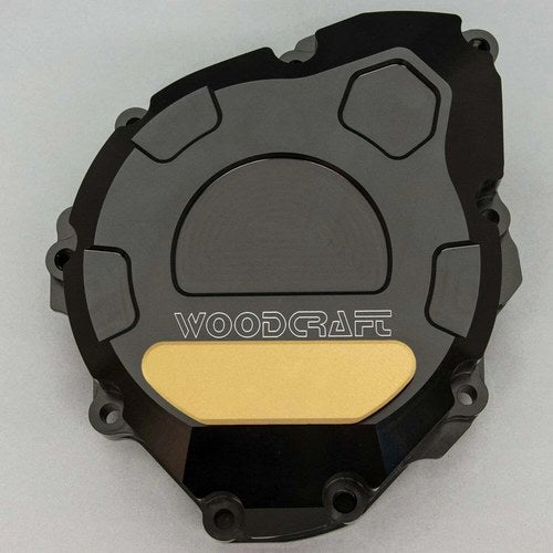 Suzuki 1999-2020 Hayabusa Woodcraft Left Side Engine Stator Cover - Gold Plate