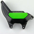 Suzuki 2003-2024 SV 650 Woodcraft Left Side Stator Cover Protector - Green Plate
