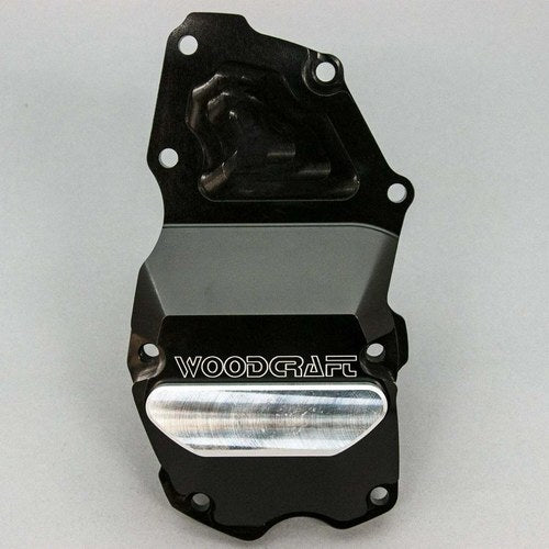 Triumph 2006-2012 Daytona 675 Woodcraft Rhs Ignition Trigger Cover Silver Plate